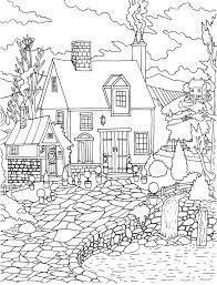 You can now print this beautiful color by number adults house free coloring page or color online for free. Pin On Little Sweet Towns Adult Coloring Book