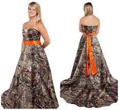 Figured Cloth Satin Wedding Dresses Floor Length Women Bridal Gowns Camo Wedding Dresses Camo Prom Dresses Camo Wedding Dress