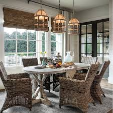 Coastal Farmhouse Style Dining Room