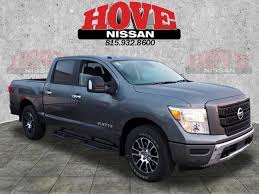 New 2021 Nissan Titan In Gun Metallic For Sale In Bourbonnais Il Hove Nissan
