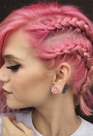 51 Cute Braids For Short Hair Short Braided Hairstyles For Women Cool Braid Hairstyles Braids For Short Hair Hair Styles
