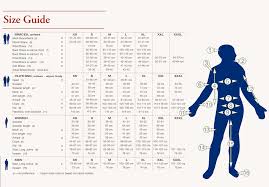 Sizing Chart For Humans Back On Track Sa