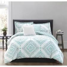 Jericho 5 Piece King Comforter Set Features A Trendy Geometric Print In Rich Saturated Colors With A Perfect Comforter Sets Teal Comforter King Comforter Sets