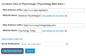 How Do I Add A Web Link Or Url