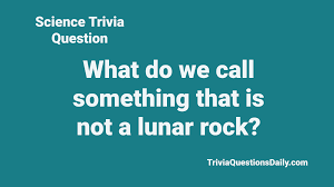 Are we alone in the universe? Science Trivia Trivia Questions Daily