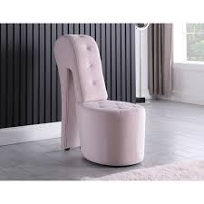 The high heel shoe chair from all line is a fantastic niche accent chair, perfect for all shoe lovers. Best Master Furniture High Heel Upholstered Shoe Lounge Chair On Sale Overstock 14660257