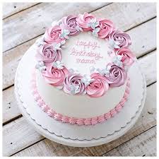 Simplicity With Originality Is Better Buttercream Cake Designs Easy Cake Decorating Flower Cake