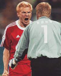 A farewell to the coach in the summer would not solve the problems in the club. Classic Football On Twitter Stefan Effenberg Oliver Kahn Fcb Fcbayern Bayern Miasanmia Ucl Bundesliga