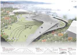 屋島山上拠点施設整備事業 提出案１ コンペ 展望台 屋島 competition observation viewing platform 建築 リフォーム マンション 建築家