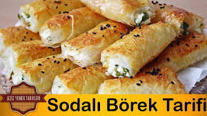 Yufkadan Borek Tarifi Sodali Peynirli Rulo Borek Tarifi Yemek Tarifleri Leziz Yemek Yemek