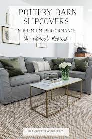 That is the only bad side that i can think of. Honest Review Of Pottery Barn Slipcovers In Premium Performance Basketweave So Much Better With Age