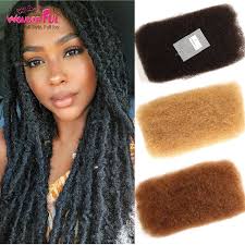 Collected directly from one maiden doner, cut in a ponytail hairstyle. Wonderful Brazilian Afro Kinky Bulk Hair 100 Remy Human Hair For Braiding No Weft 50g Pc Natural Orange Color Fast Shipping Hair Weaves Aliexpress