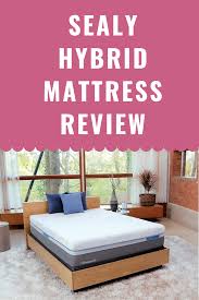 These Mattresses Apart From Being Posturepedic Are Also A Classy Blend Of Foam And Spring The Foam Adds To Hybrid Mattress Reviews Mattress Sealy Mattresses