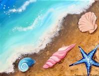 Seashell paint and sip at The Vineyard at Hershey