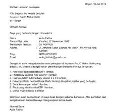 Lamaran pekerjaan kepada yth kepala man 1 cirebon di tempat dengan hormat yang bertanda tangan di bawah ini, saya: Surat Lamaran Pekerjaan Zimer