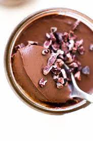 3 Ingredient Vegan Chocolate Pots Date Sweetened Recipe Desserts Vegan Desserts Vegan Sweets