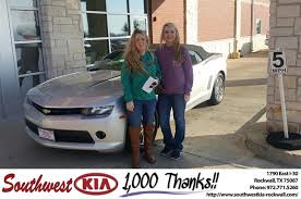 congratulations teah on your chevrolet camaro from kyle bennett at southwest kia rockwall kia chevrolet camaro pinterest