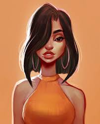 In Love Working With Procreate Art Procreate Digitalart Digitalpainting Portrait Illustration Digital Portrait Art Portrait Illustration Art