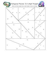 Pythagorean Theorem Practice Is It A Right Triangle Fun Activity Math Geometry Teaching Geometry Pythagorean Theorem