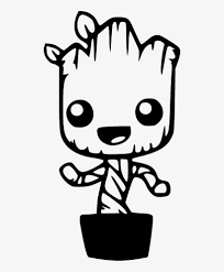 Learn how to draw baby groot marvel ics step by step drawing tutorials. Clipart Transparent Dancing Guardians Of The Galaxy Baby Groot Coloring Pages Png Image Transparent Png Free Download On Seekpng