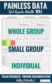 Data Worksheets For Second Grade Math Teks Also Includes Blank And Editable Files For Use With Other Grade Levels And Or Stat Math Teks 2nd Grade Math Math