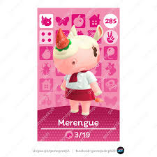 ― merengue, new horizons merengue (パティ, pati?, patty) is a normal rhino. Game Geek Ph Animal Crossing Custom Amiibo Cards These Facebook