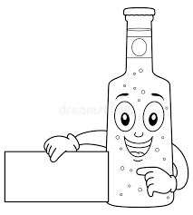 A group of elephants is usually called a herd. Coloring Happy Glass Beer Bottle Character Stock Vector Illustration Of Coloring Face 85510746