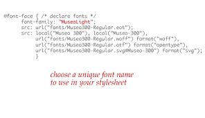 Download Visual Walkthrough Of Font Face Css Code Perishable Press