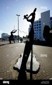 City of Southampton, England. Part of 'The Art in Public Places Scheme' the  Danny Lane sculpture 'The Child of Family' Stock Photo - Alamy