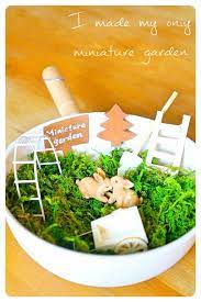 100均お鍋で作る 世界に１つの箱庭 miniature garden 暮らしニスタ ミニチュアガーデン ドールハウス 手作り 100均