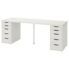 Linnmon Alex Table White 78 3 4x23 5 8 Ikea Ikea galant height adjustable corner desk 160x120 (80) cm.