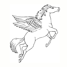 Nous invitons tous les amoureux des animaux à passer leur temps libre en compagnie de fabuleuses licornes qui vous invitent au monde de la magie et de la. Coloriage A Dessiner Licorne Ailes