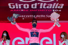 The ineos grenadiers team car reacted quickly and stayed calm as they swapped bikes for filippo ganna followin. Ganna Wins Individual Time Trial In Turin As Giro D Italia Begins