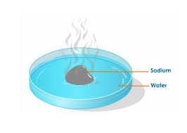 معادلة تفاعل الصوديوم مع الماء قلمي