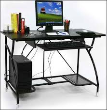 Modern Metal Black Computer Table Kids Desk Computer Desk Metal Computer Desk