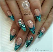 Beauty In Acrylic Nail Designs Shining Nail Art Ideas Luminous Nails Summer Acrylic Nails Gel Nail Art Designs