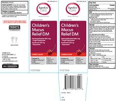 Childrens Mucus Relief Dm Liquid Safeway Inc
