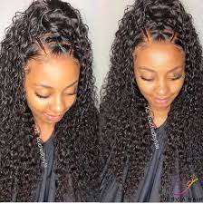 Jesvia Hair 250 Density 360 Pre Plucked Lace Frontal Wig With Baby Hair Around Curly Front Lace Wigs Human Hair Hair Styles Curly Lace Front Wigs