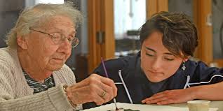 B-P students team up with Marian Manor residents to make ornaments