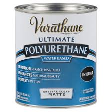Satin paint finishes will give a slightly more reflective finish than the eggshell at the same time giving the look of a glowing and silky finish. Varathane 1 Qt Clear Matte Water Based Interior Polyurethane 262074 The Home Depot