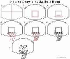 It depends on the figure. How To Draw A Basketball Hoop Step Drawing Tutorial With Pictures Cool2bkids Basketball Drawings Sports Drawings Drawing Tutorial