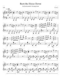 You can easily copy the code or add it to your favorite list. Download And Print In Pdf Or Midi Free Sheet Music For Burn The House Down By Ajr Arranged By F I R E For Piano In 2021 Piano Sheet Music Sheet Music Free Sheet Music