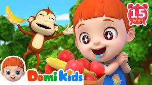 Apples and Bananas + Domi Kids Nursery Rhymes & Kids Songs
