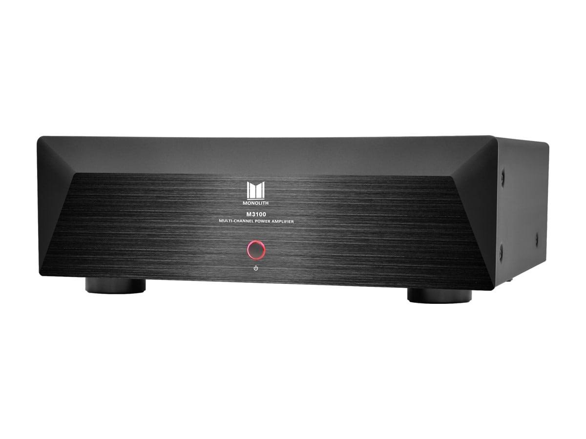 Monoprice Monolith M3100X 3x90 Watts Per Channel Multi-Channel Home Theater Power Amplifier with RCA & XLR Inputs