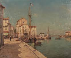Malfroy Henry 1895 1944 Saint Chamas Huile Sur Toile 54x65 Painting Art Provence