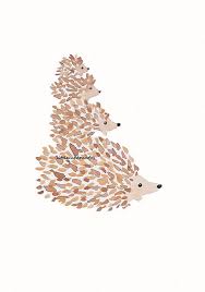 Hedgehogs Art Print 4x6 Hedgehog Art Paintings Art Prints Art Prints