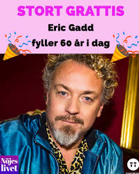 Idag hurrar vi extra mycket för soulkungen Eric Gadd som fyller år ❤ Hoppas  du får en fantastisk dag och tack för musiken ❤