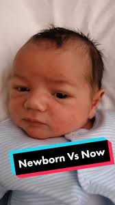12 weeks old! Newborn vs now #newbornvsnowchallenge #louensadiki #baby #cute