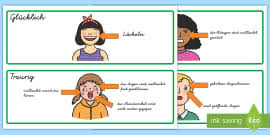 Ausmalvorlagen, geschenkanhänger, stundenplan, bastelvorlagen und vieles mehr zum ausdrucken. Gefuhlskarten Aktivitat Teacher Made