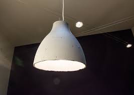 Ikea Hack How To Make A Modern Concrete Pendant Lamp Curbly Concrete Lamp Concrete Pendant Light Concrete Pendant Lamp